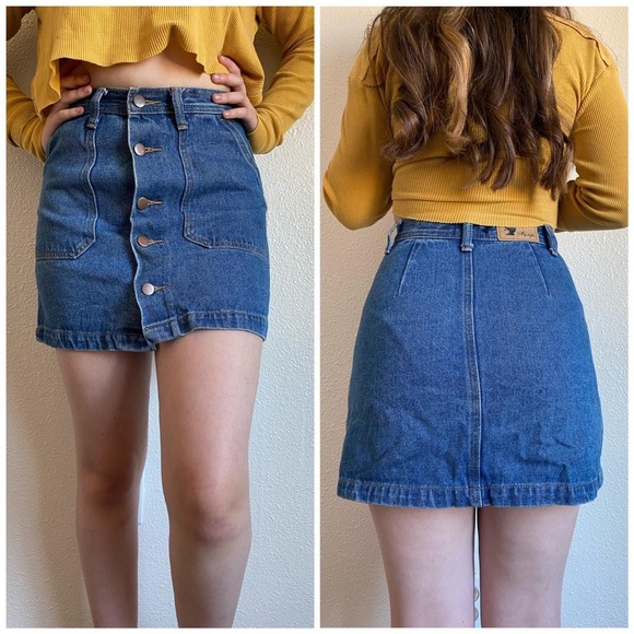 Vintage My style denim skirt 💐 - Picture 3 of 4